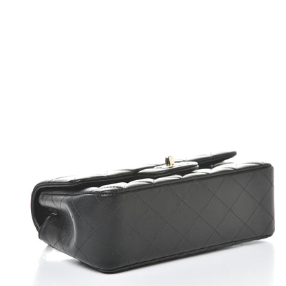 Chanel Lambskin Quilted Mini Rectangular Flap Black 4 of 12