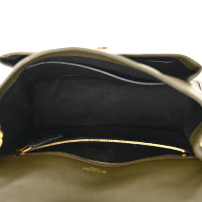 Saint Laurent Lambskin Matelasse Monogram Medium Niki Chain Satchel Seawood 5 of 13
