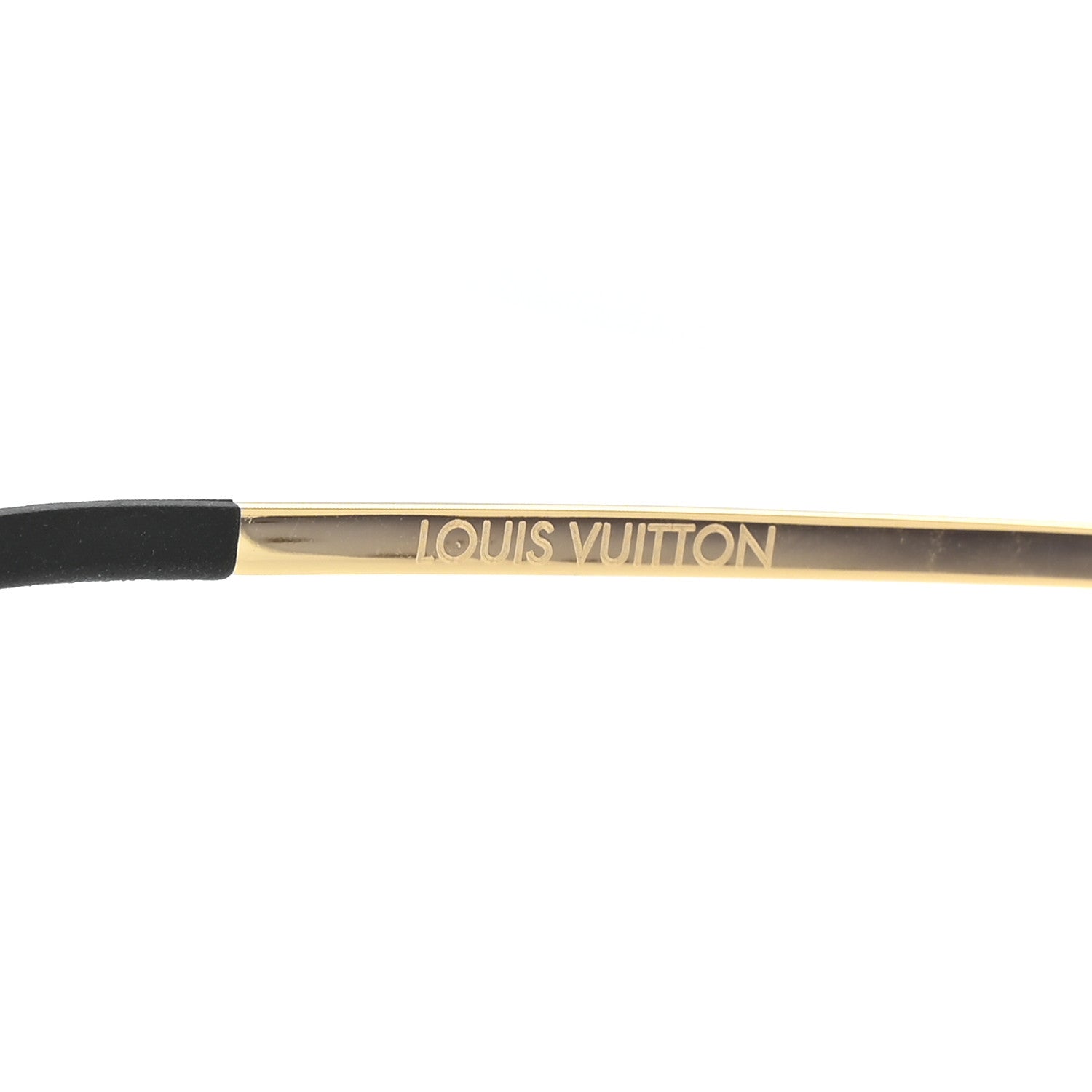 Louis Vuitton Monogram The Party Aviator Sunglasses Z1365U Gold 5 of 8