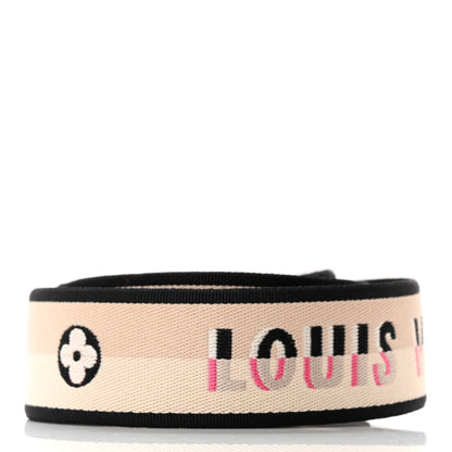 Louis Vuitton Jacquard Diane Shoulder Strap Black 2 of 5