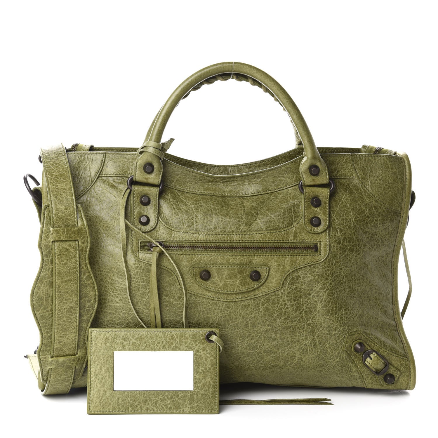Balenciaga Agneau Classic City Light Olive 1 of 10