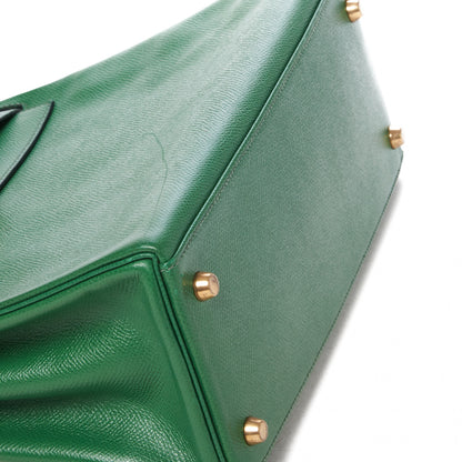 Hermes Courchevel Kelly Retourne 28 Vert Bengale 6 of 31