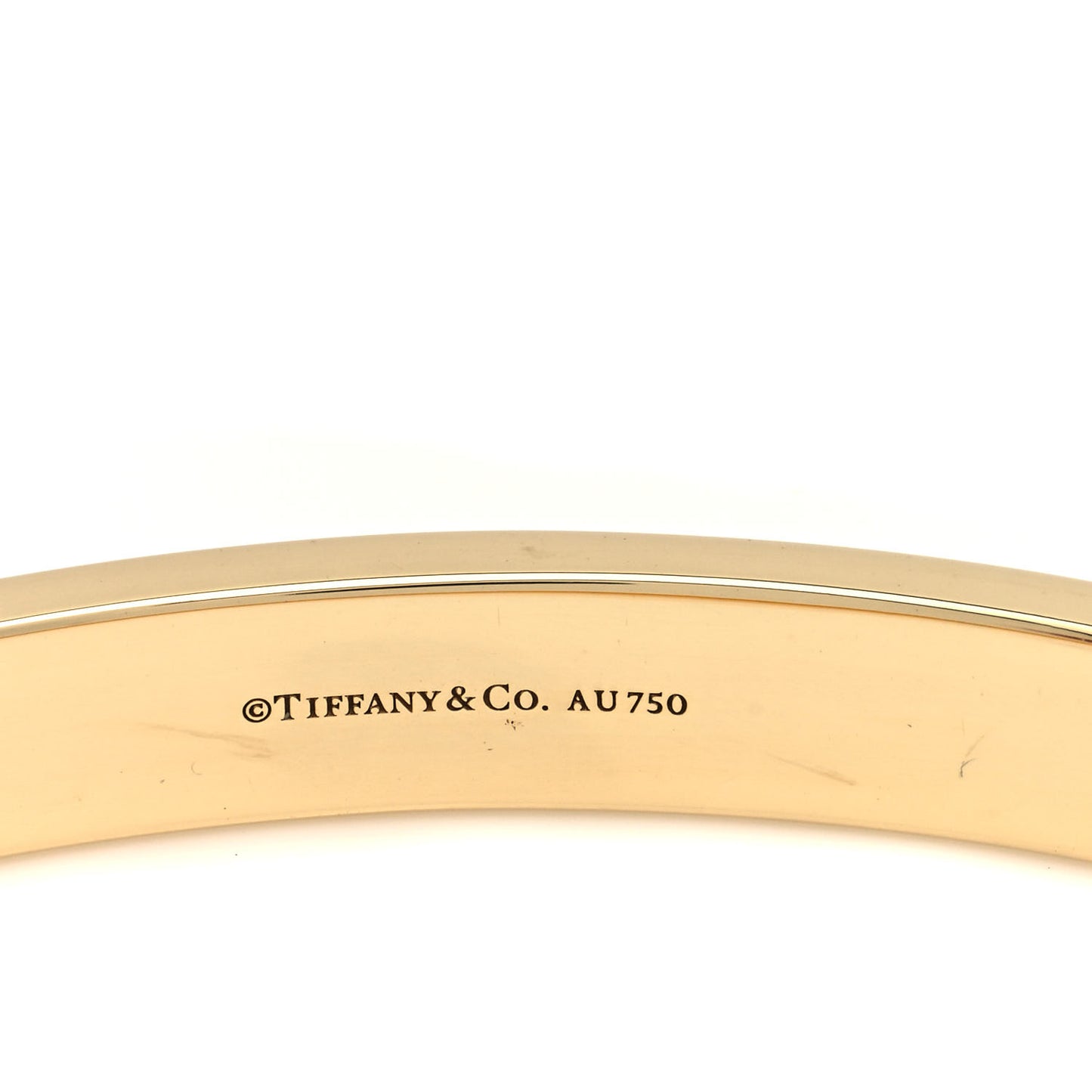 18K Yellow Gold Diamond Hinged Bangle Bracelet