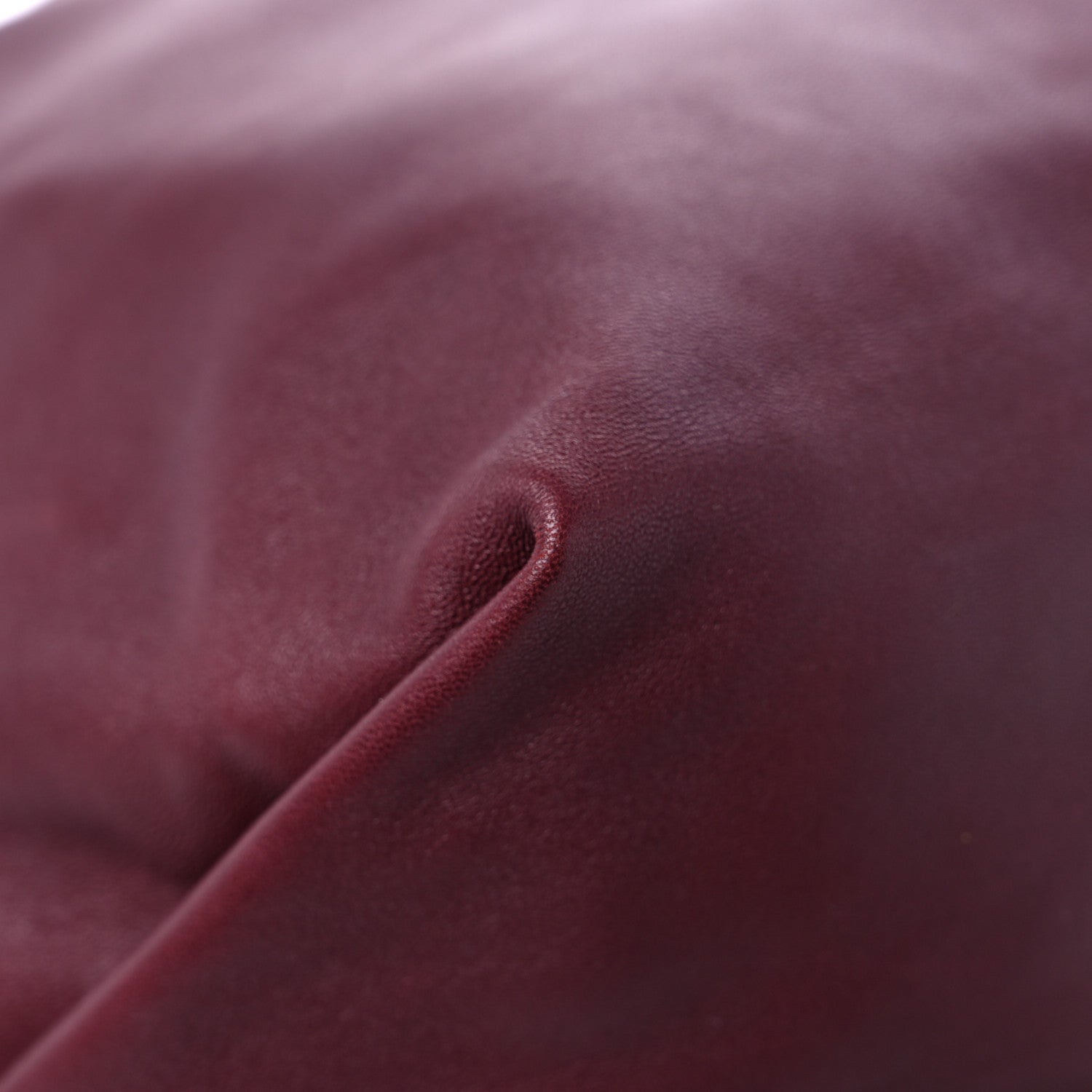 Saint Laurent Lambskin Teddy Drawstring Bag Burgundy 10 of 12