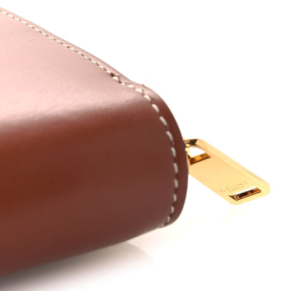 Celine Calfskin Triomphe Large Zipped Wallet Tan 9 of 10