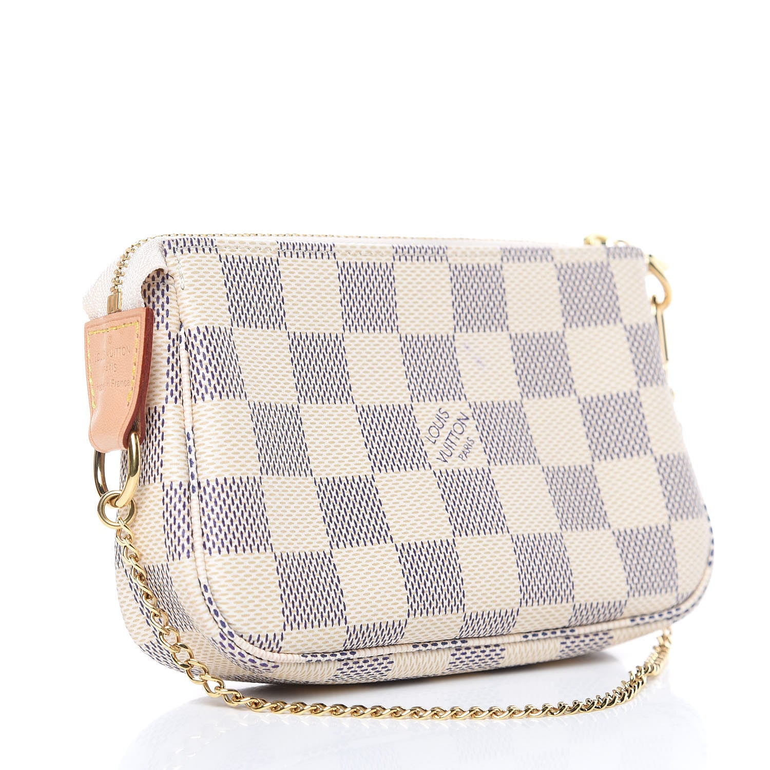 Louis Vuitton Damier Azur Mini Pochette Accessories 3 of 9