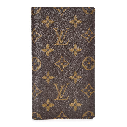 Louis Vuitton Monogram Checkbook Holder Case Wallet 1 of 8