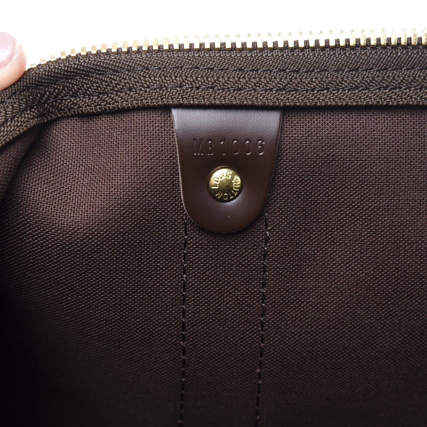 Damier Ebene Keepall Bandouliere 55