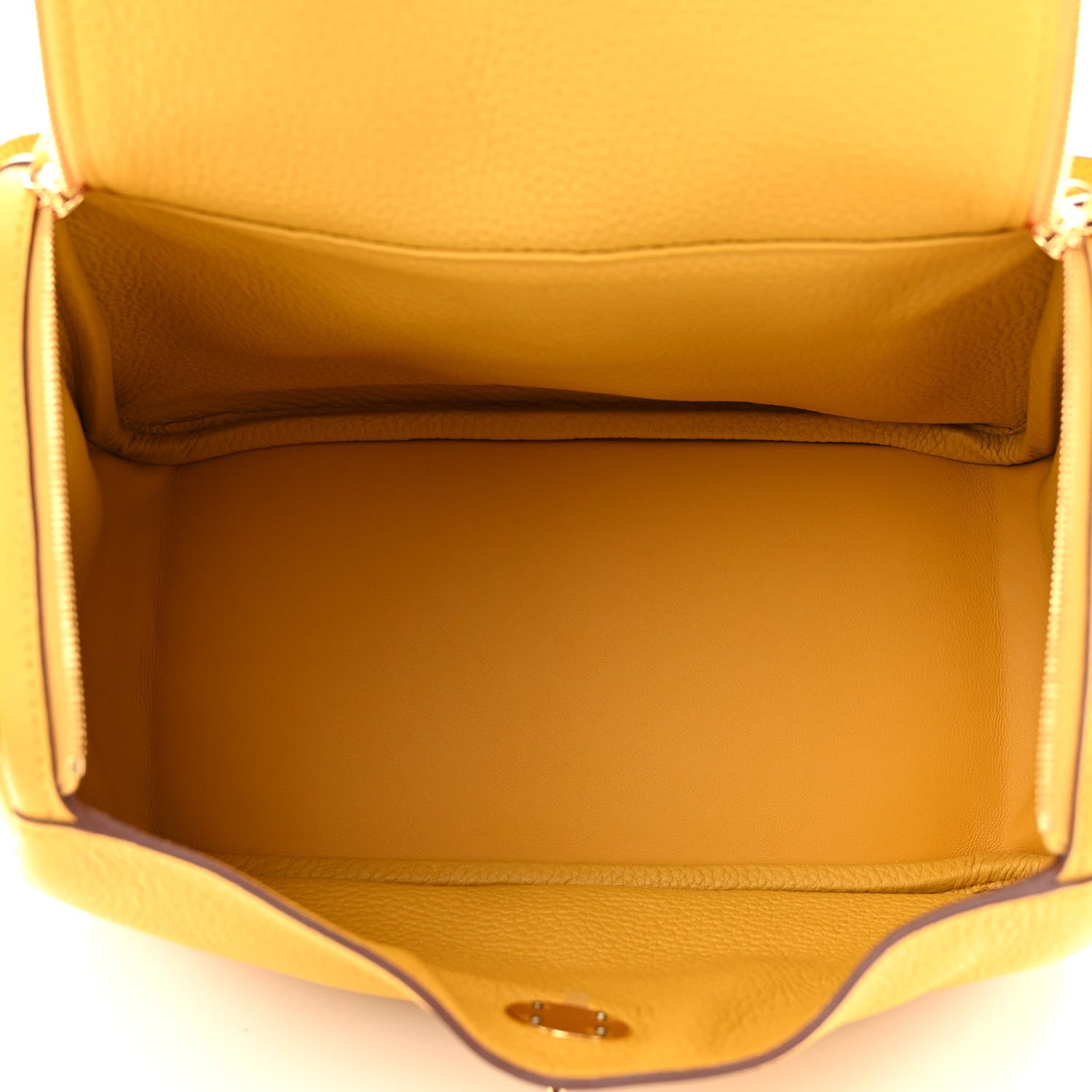 Hermes Taurillon Clemence Lindy 26 Jaune Ambre 5 of 9