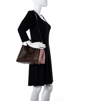 Louis Vuitton Damier Ebene Cuir Taurillon Brittany Magnolia 3 of 17
