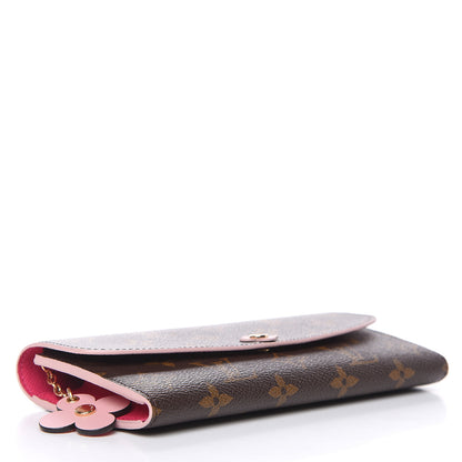 Louis Vuitton Monogram Bloom Flower Emilie Wallet 4 of 8