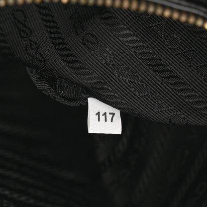 Prada Saffiano Vernice Medium Galleria Double Zip Tote Black 7 of 17