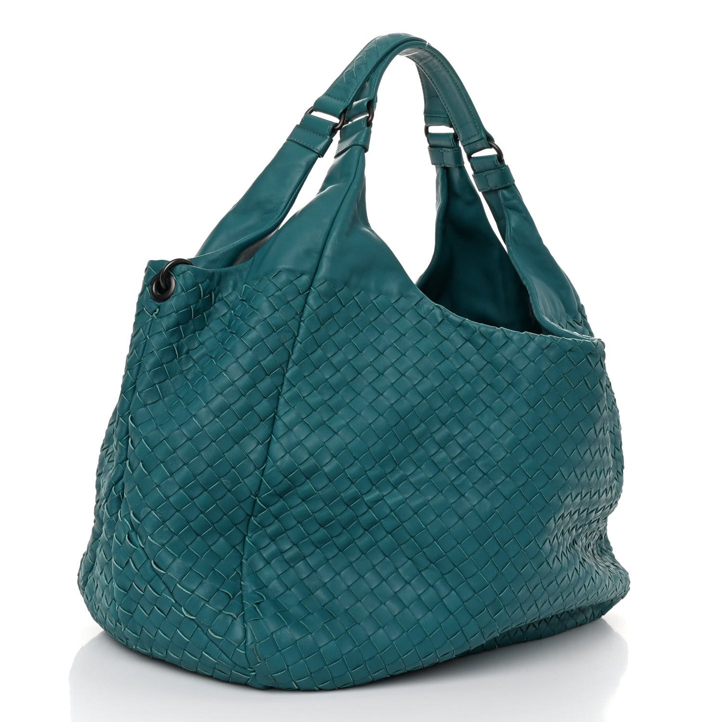Nappa Intrecciato Large Campana Mallard