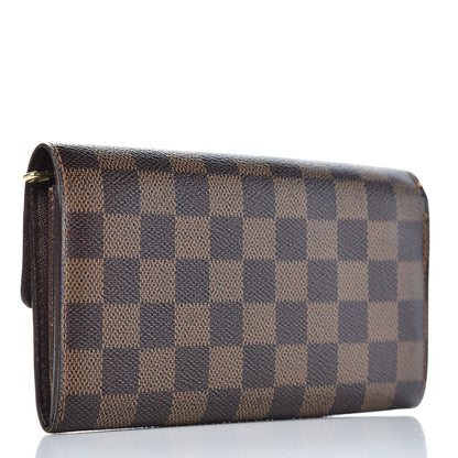 Louis Vuitton Damier Ebene Sarah Wallet 3 of 7