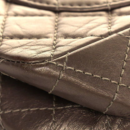 Chanel Metallic Aged Calfskin Quilted 2.55 Reissue 225 Flap Dark Gold 5 of 17