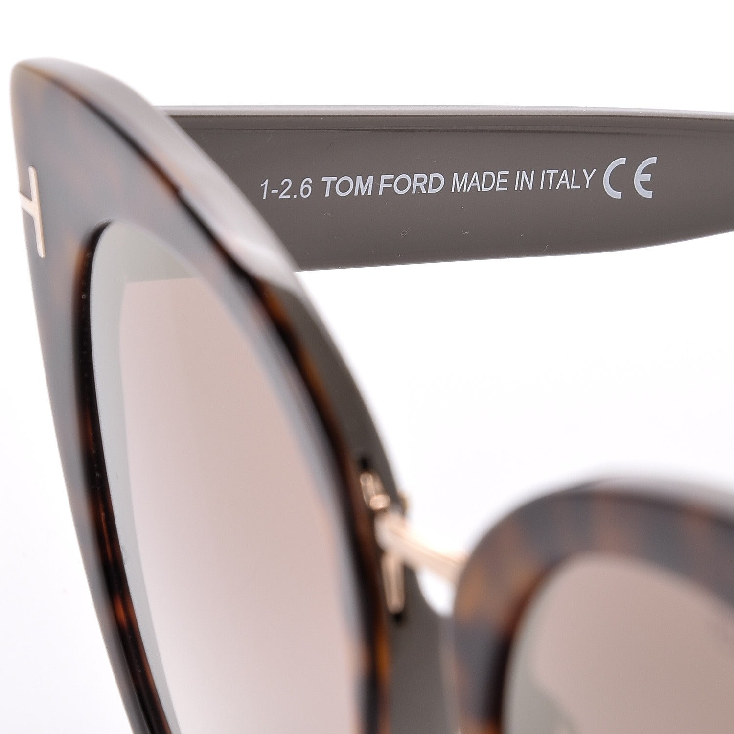 Tom Ford Samantha Cat Eye Sunglasses TF553 Havana 6 of 7