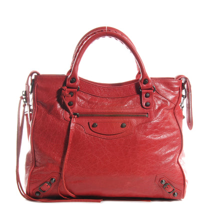 Balenciaga Agneau Velo Rouge Cardinal 1 of 9