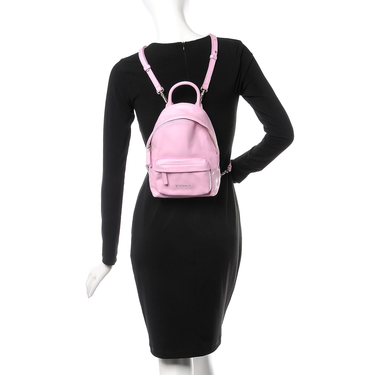 Givenchy Smooth Calfskin Nano Backpack Bright Pink 2 of 10