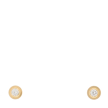 Cartier 18K Yellow Gold Diamond XS D'Amour Earrings 1 of 5