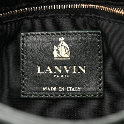 Lanvin Lambskin Quilted Medium Sugar Flap Shoulder Bag Bottle Green 7 of 14