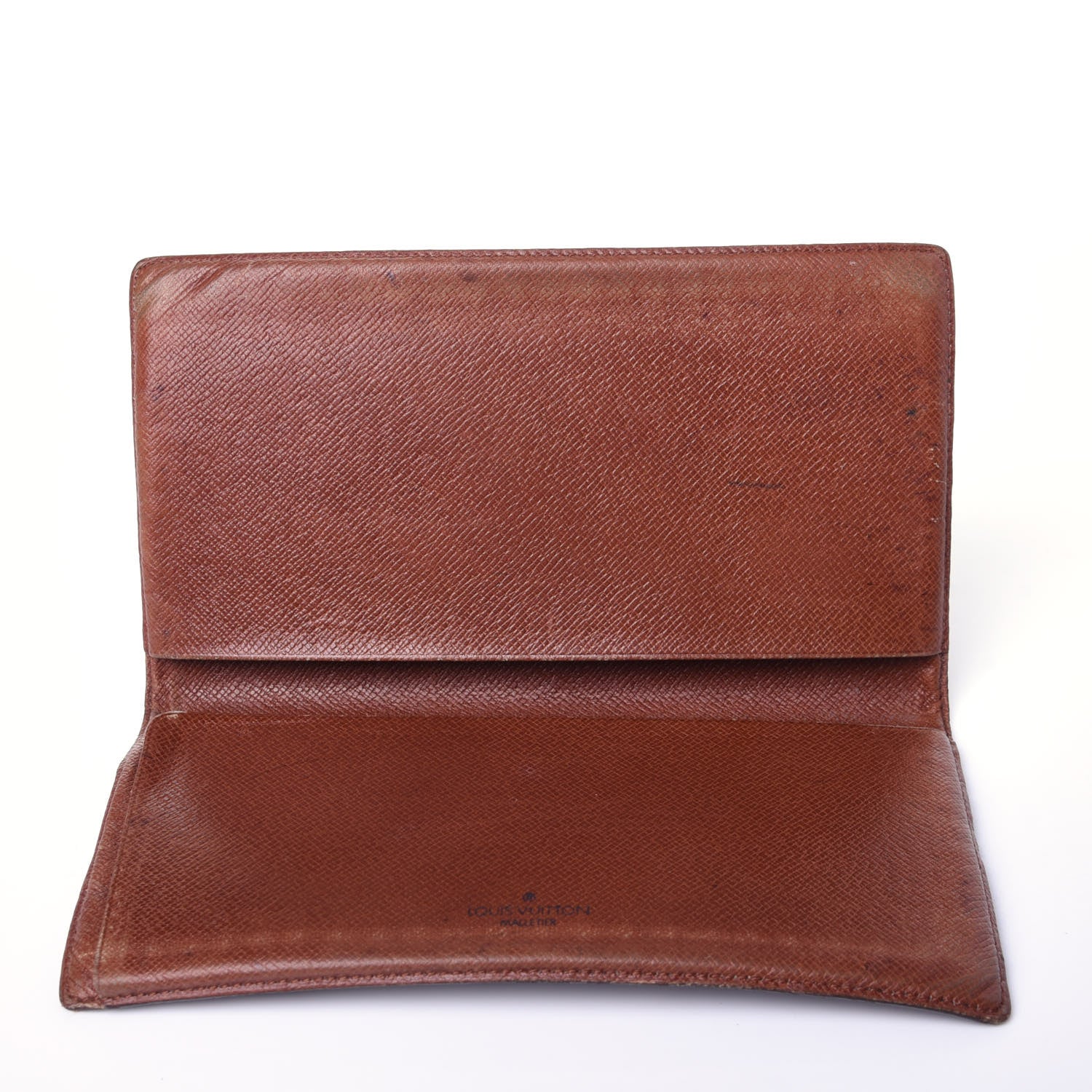 Louis Vuitton Monogram Simple Checkbook Holder Wallet Cover 9 of 11