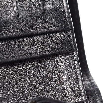 Chanel Patent Quilted Yen Wallet Black 15 of 16