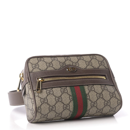 Gucci GG Supreme Monogram Web Small Ophidia Belt Bag 75 30 Dark Brown 4 of 10