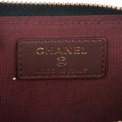 Chanel Lambskin Quilted Key Holder Case Black 5 of 6