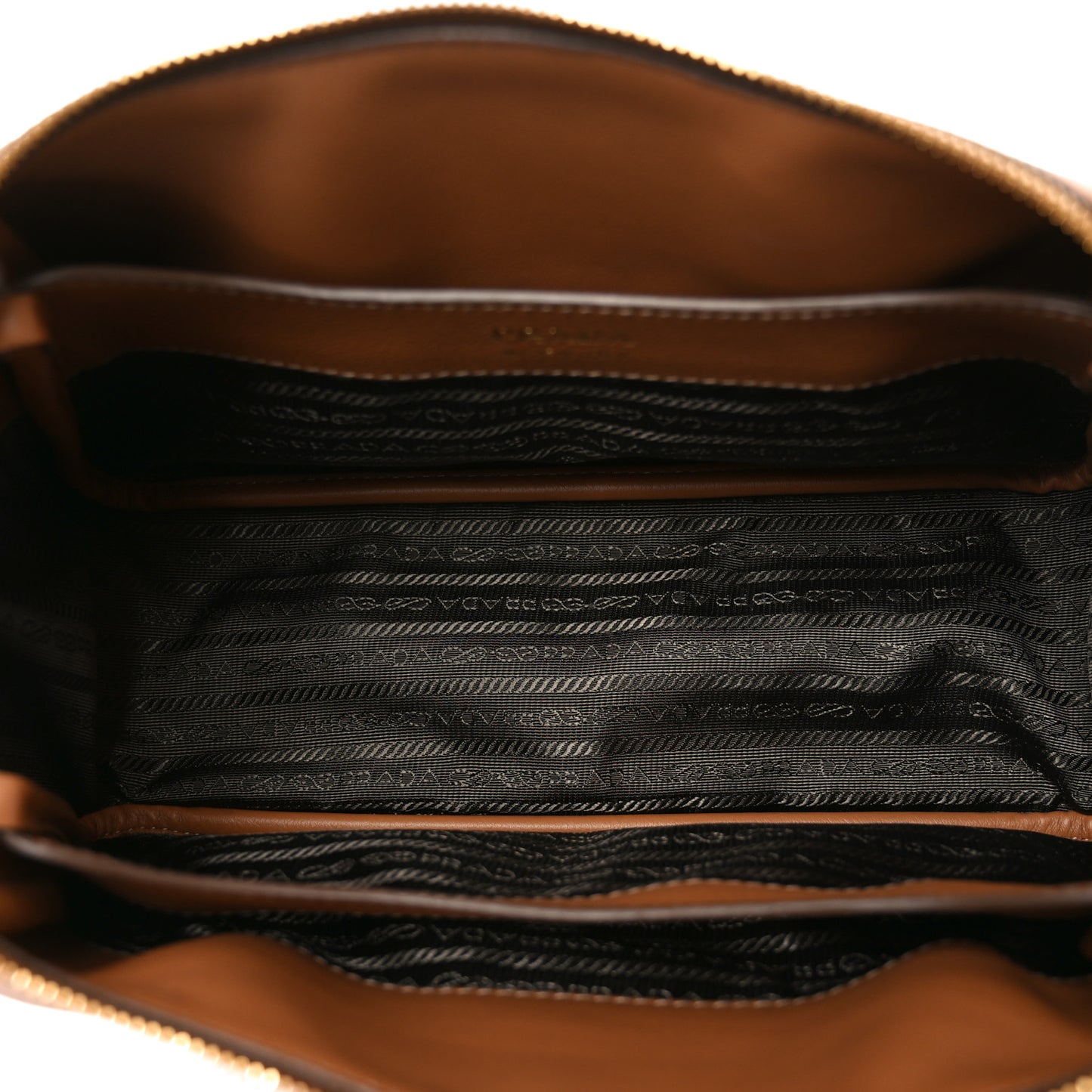 Calfskin Medium Shoulder Bag Caramel