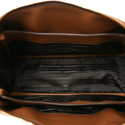 Prada Calfskin Medium Shoulder Bag Caramel 5 of 9