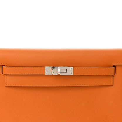 Hermes Evercolor Verso Kelly Danse II Belt Bag Abricot Terre Bautte 8 of 11