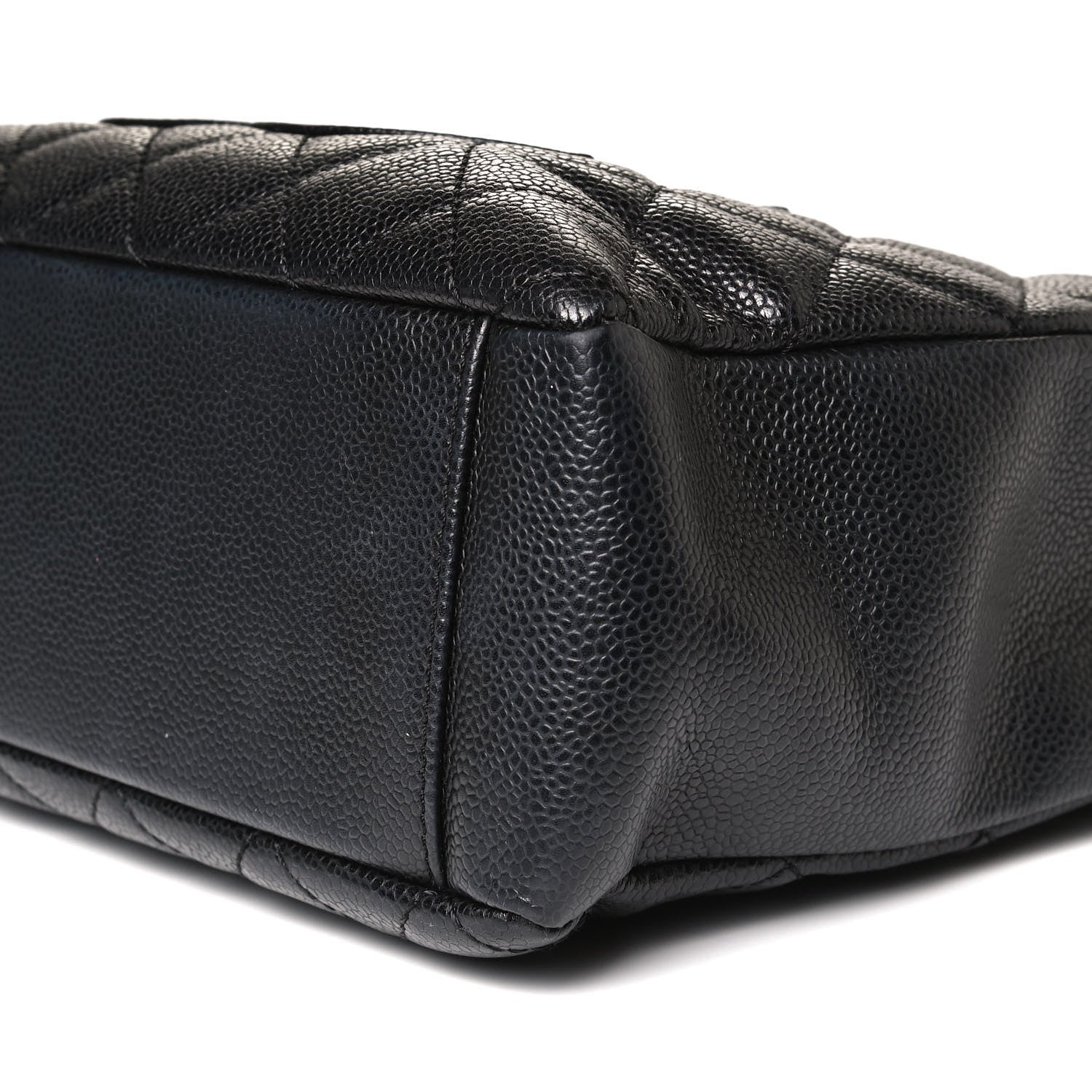 Chanel Caviar Quilted Petit Shopping Tote PST Black 9 of 14