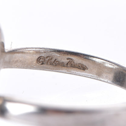 Tiffany Silver Paloma Picasso Loving Heart Ring 54 6.75 4 of 5