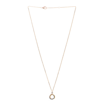Cartier 18K Pink Yellow White Gold Diamond Trinity Pendant Necklace 2 of 5