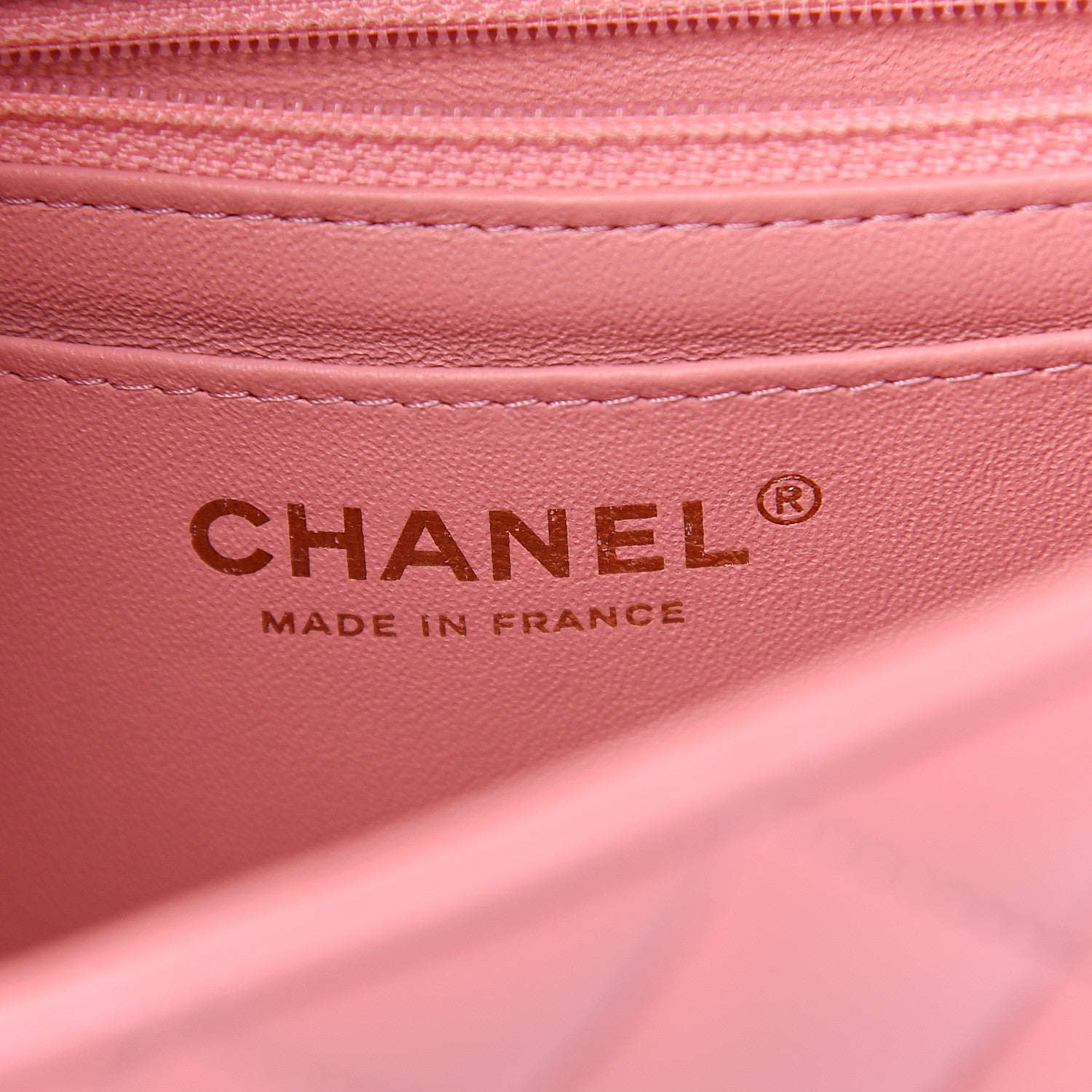 Chanel Lambskin Quilted Mini Rectangular Flap Pink 5 of 14