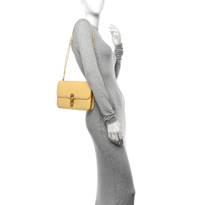 Saint Laurent Smooth Calfskin Carre Satchel Paille 2 of 13