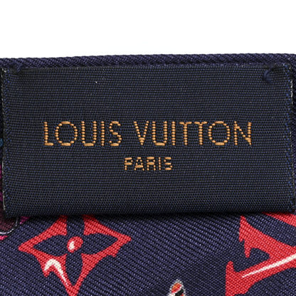 Louis Vuitton Silk Sea Of Love BB Bandeau Navy 3 of 4