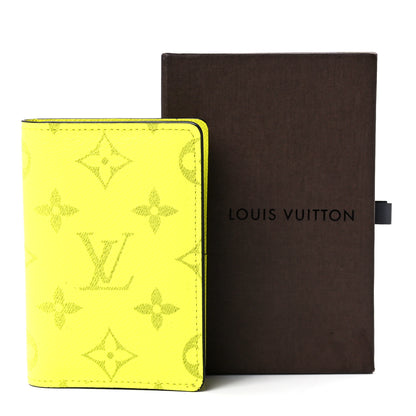 Louis Vuitton Monogram Taiga Pocket Organizer Yellow 12 of 12
