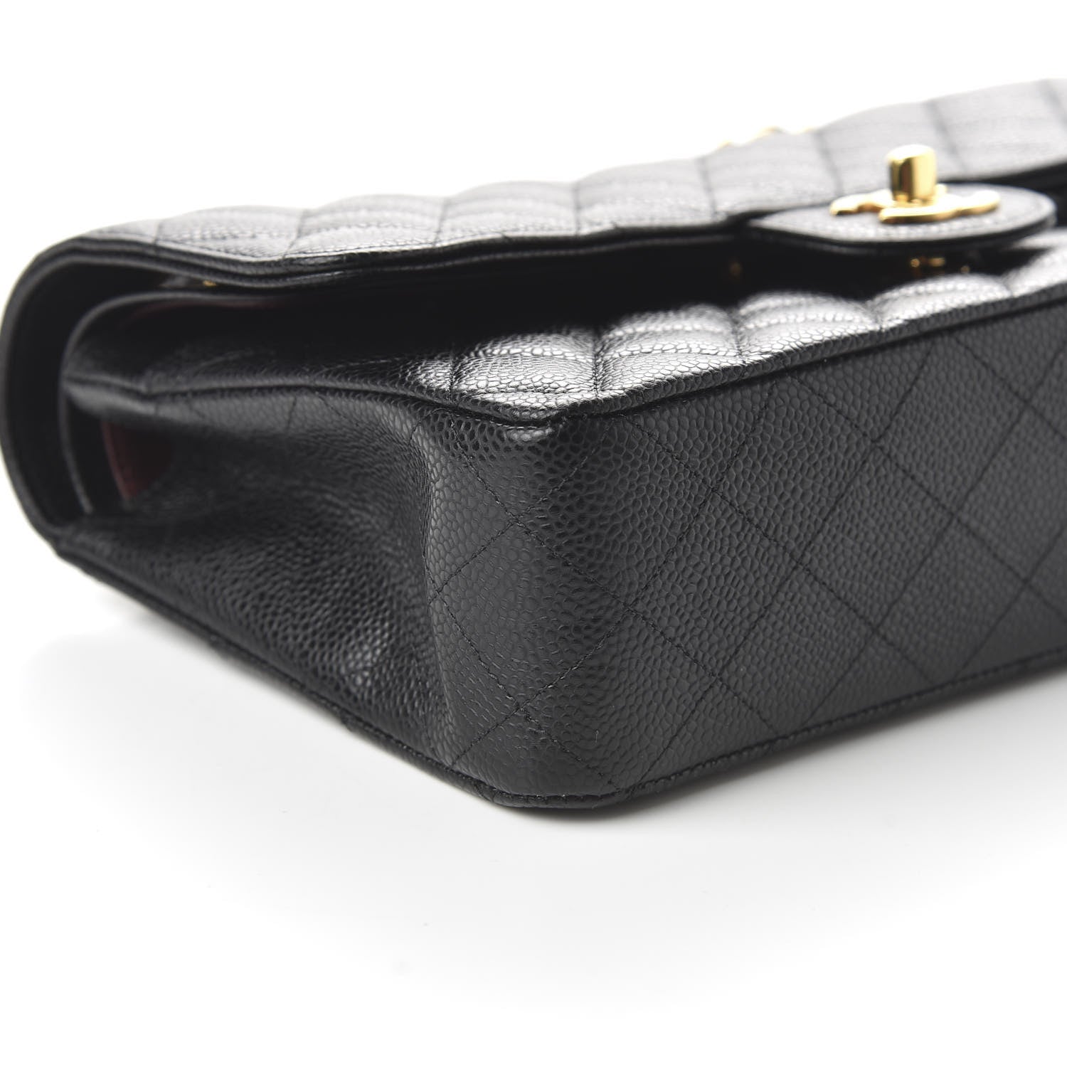 Chanel Caviar Quilted Medium Double Flap Black 6 of 11