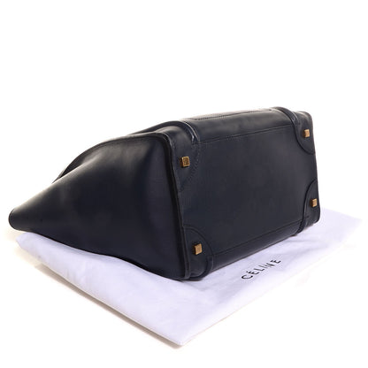 Celine Smooth Calfskin Mini Luggage Navy 4 of 9