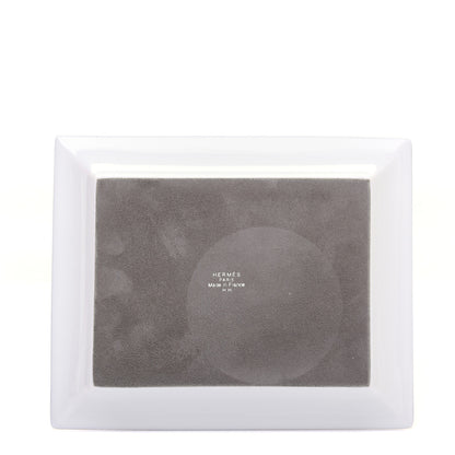 Hermes Porcelain Mosaique Au 24 Platine Change Tray 3 of 6