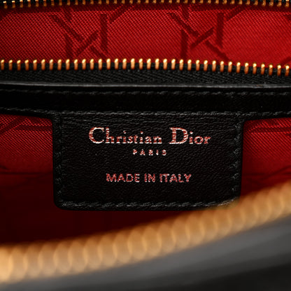 Christian Dior Lambskin Cannage Large Lady Dior Black 6 of 17