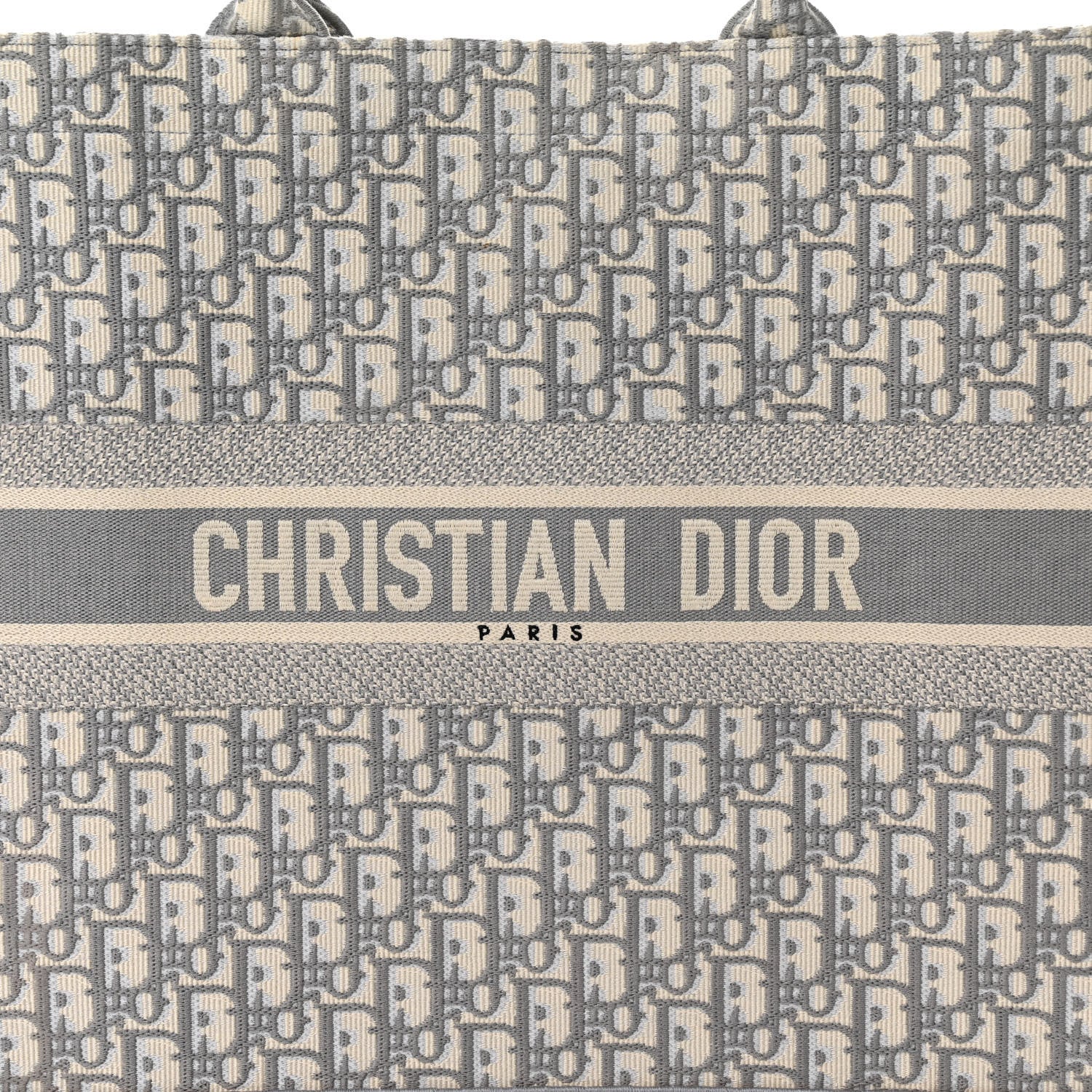Christian Dior Oblique Large Book Tote Grey 8 of 10