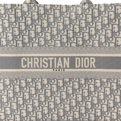 Christian Dior Oblique Large Book Tote Grey 8 of 10