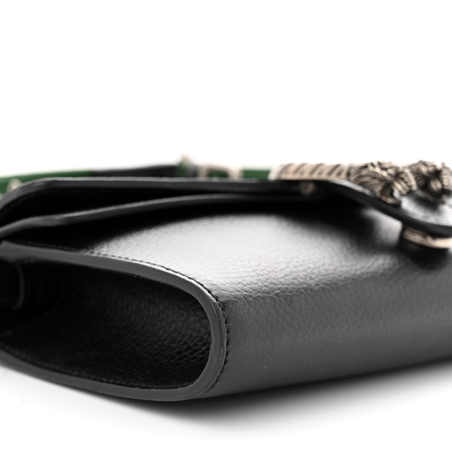 Gucci Dollar Calfskin Web Small Dionysus Crossbody Bag Black 9 of 12