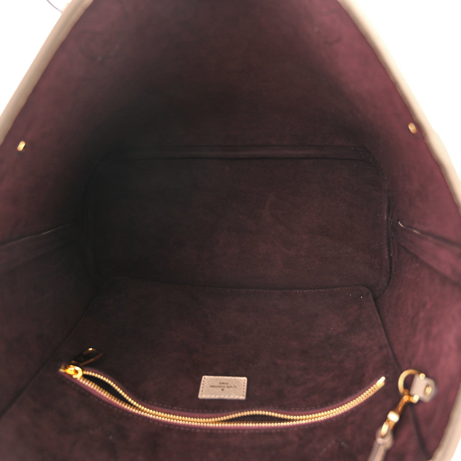 Louis Vuitton Empreinte Monogram Giant Neverfull MM Tourterelle 6 of 10
