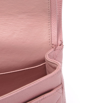 Chanel Caviar Quilted Medium Double Flap Pink 15 of 15