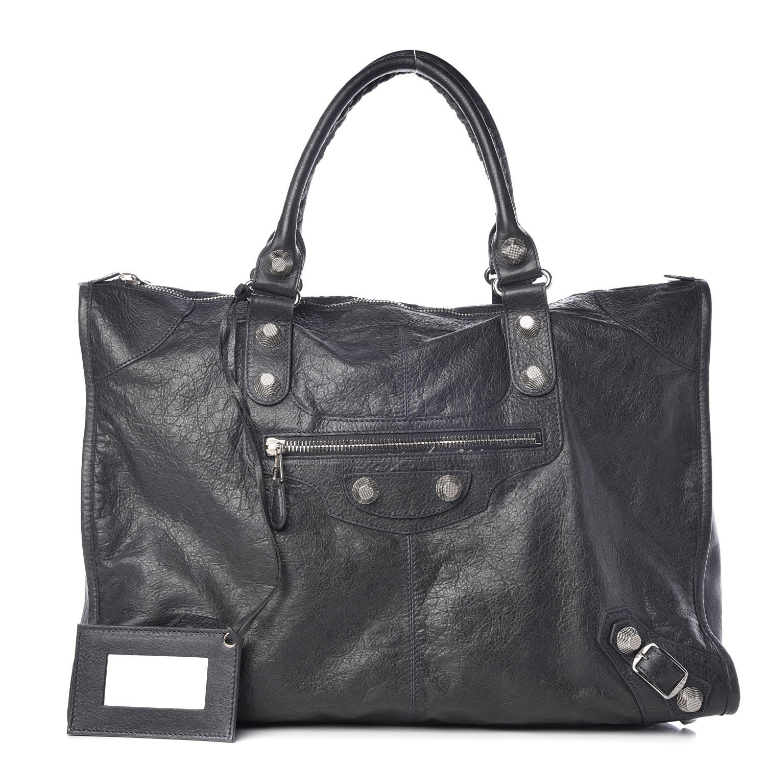 Balenciaga Agneau Giant 21 Silver Hardware Weekender Anthracite 1 of 9