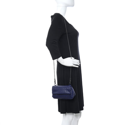 Bottega Veneta Nappa Intrecciato Small Chain Crossbody Atlantic 2 of 12