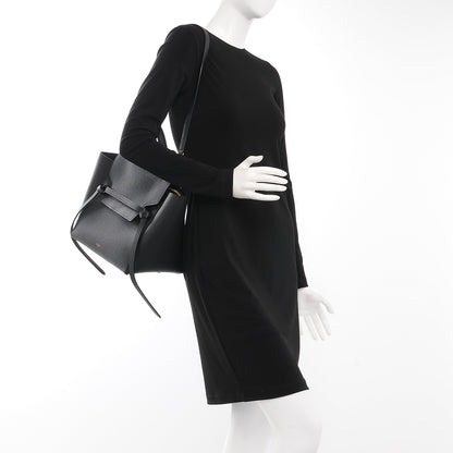 Celine Grained Calfskin Mini Belt Bag Black 2 of 8